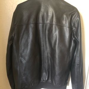 Tommy Hilfigger Brown Leather bomber jacket